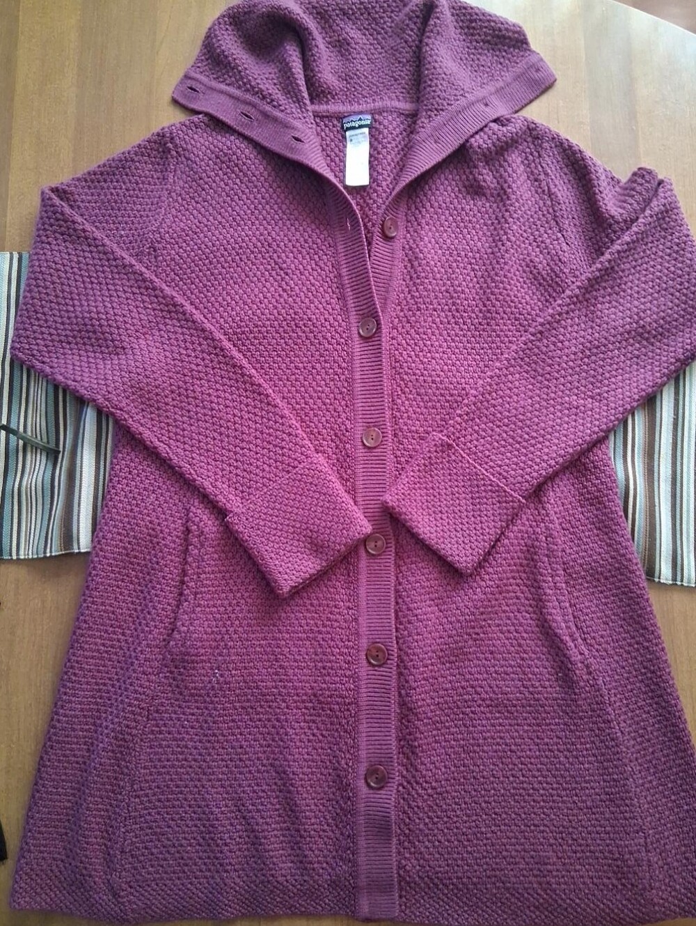 Patagonia Rose Hooded Button Cardigan